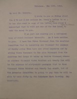 Diana Apcar to T.J. Edmonds, May 12, 1919, page 1