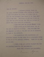 Diana Apcar to T.J. Edmonds, May 2, 1919