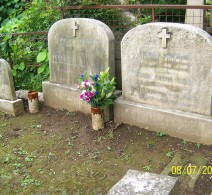 Gravesite, Diana, husband and son